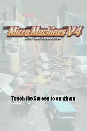 Micro Machines V4 (USA) screen shot title